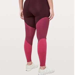 Lululemon Athletica Color Me Ombré Tights Sz 10